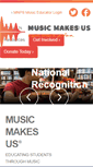 Mobile Screenshot of musicmakesus.org